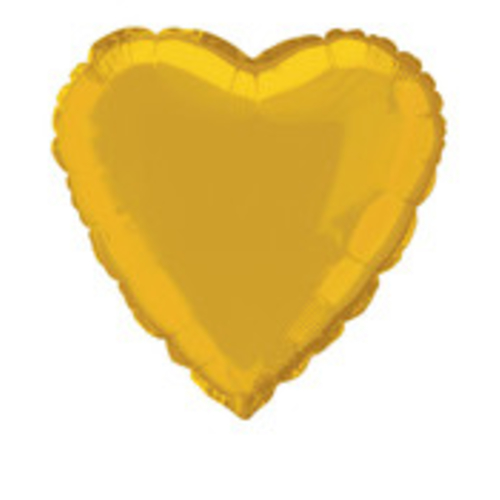 45cm gold heart foil