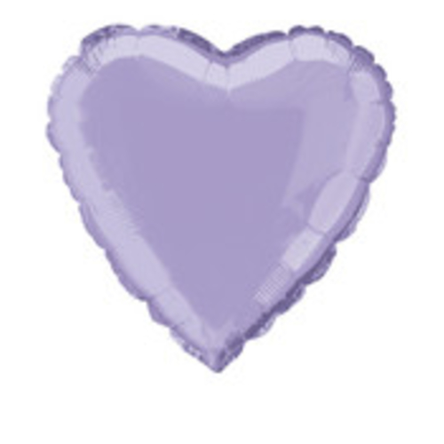 45cm lavender heart foil