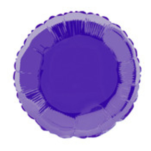 45cm purple round foil