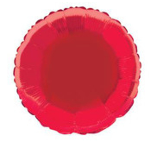 45cm red round foil