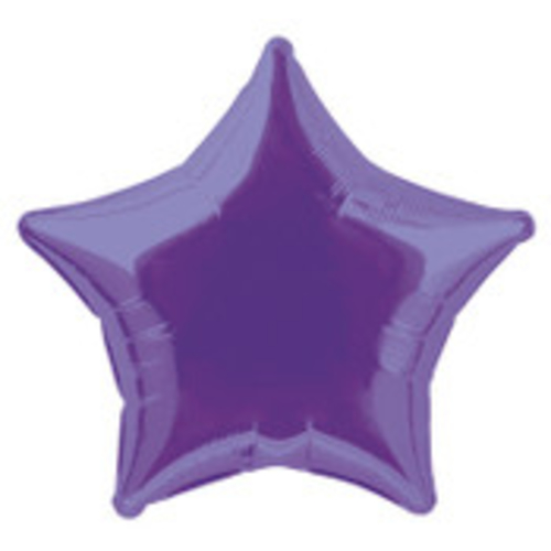50cm purple star foil