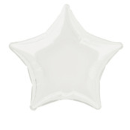 50cm white star foil
