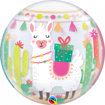 56cm Llama Birthday Party Bubble Balloon