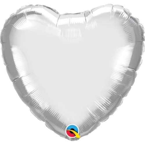 Chrome Silver Heart 1