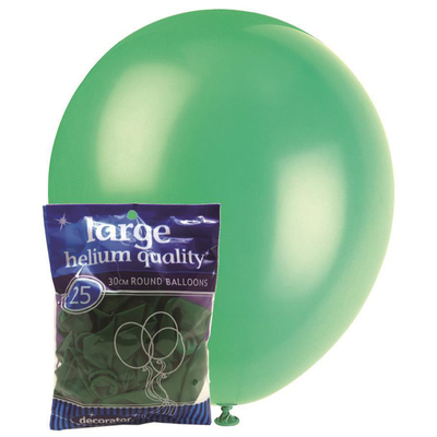 Green 25 x 30cm Decorator Balloons 1
