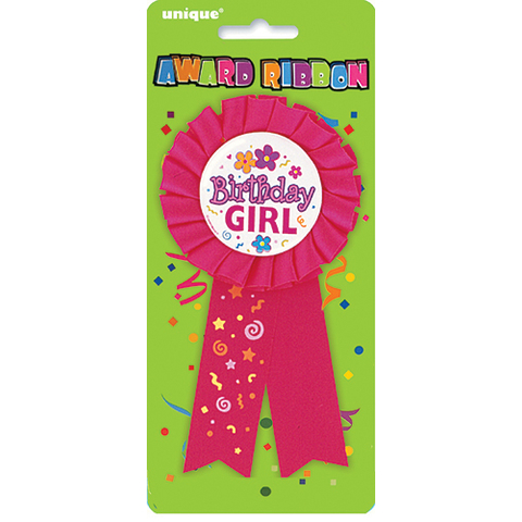birthday girl award ribbon 1