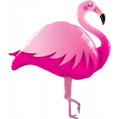 117cm Pink Flamingo Foil Ballon