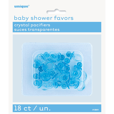18 Pacifiers Crystal Blue 1