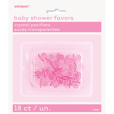 18 Pacifiers Crystal Pink 1