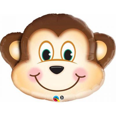 89cm Mischievous Monkey Foil Balloon