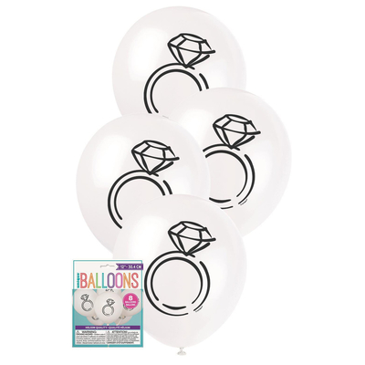 8pk Diamond Balloons 1