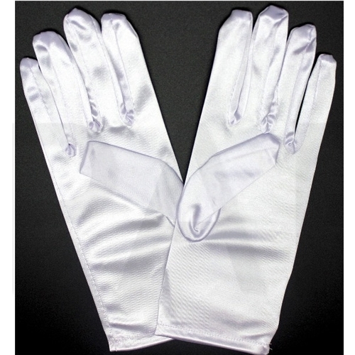 Party Gloves Short White