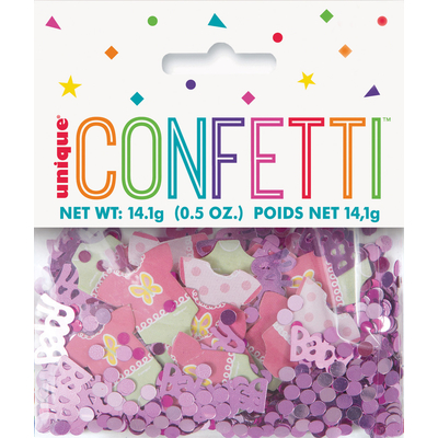 Pink Dots Baby Shower Confetti 1