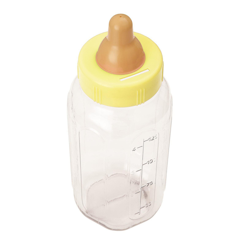 baby bottle bank yellow 28cm