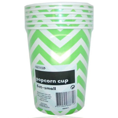 popcorn cups small green