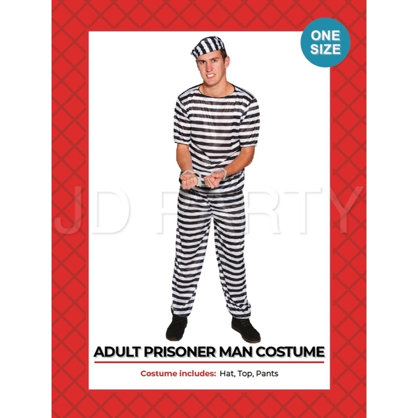 prisoner man costume
