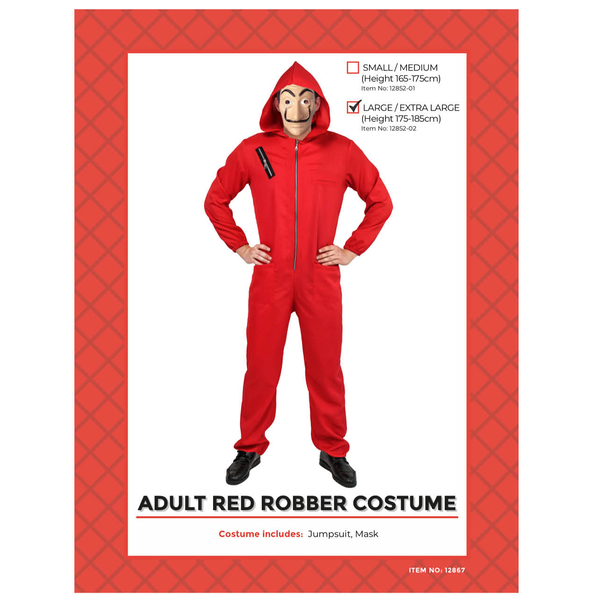 red robber costume1
