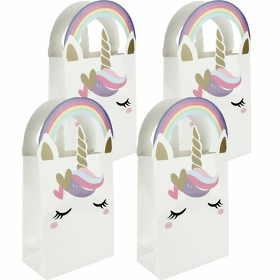 unicorn love paper treat bags