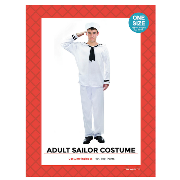 white sailor costume