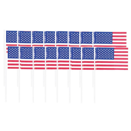 100pk patriotic american flag