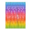 Deluxe Pastel Rainbow Tinsel Curtain