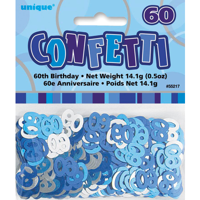 Glitz Blue 60 Confetti 1