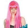 Long Wig Hot Pink