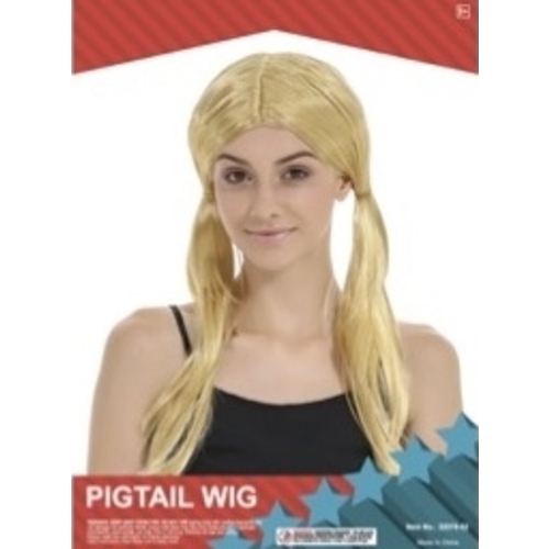 Pigtail Wig Blonde