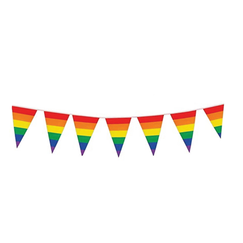 Rainbow Bunting Flag - Online Costume Shop - Australia