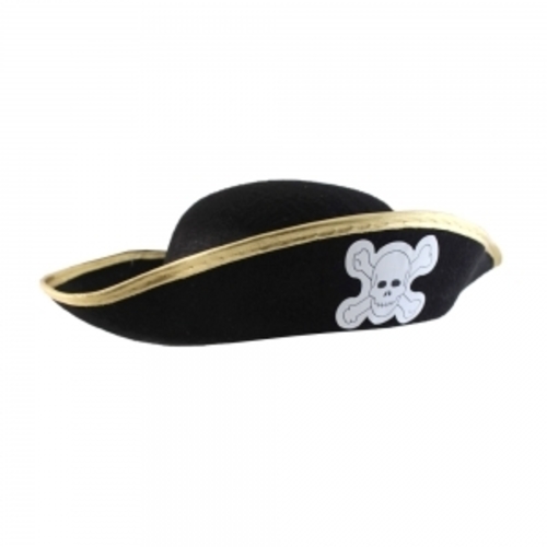 boys gold trimmed pirate hat