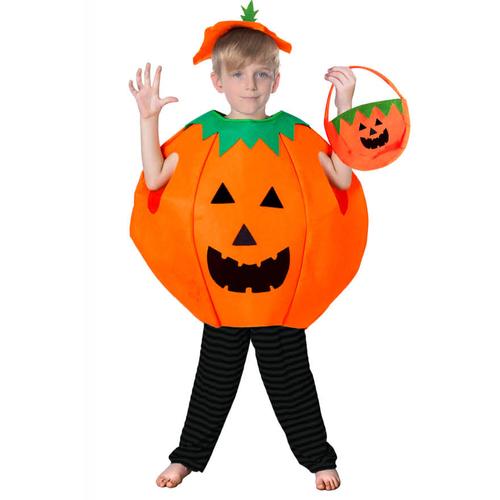 children pumpkin felt costume