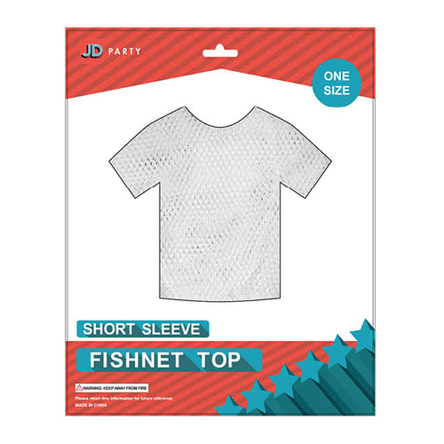 fishnet top short sleeve