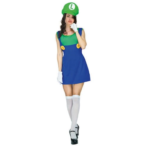 green plumber girl costume