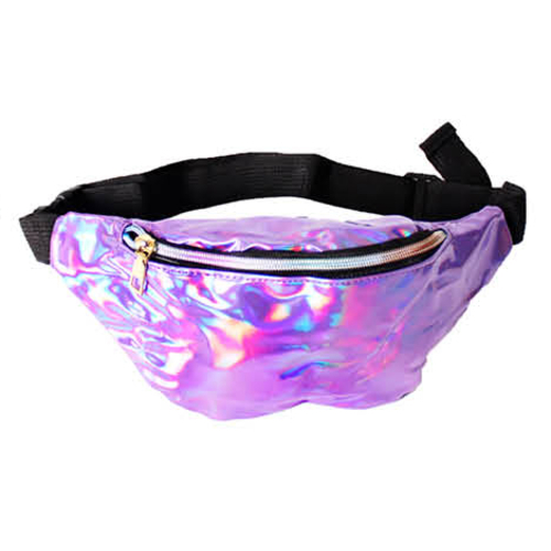 Iridescent Purple Fanny Pack Bum Bag - Everything Party Supplies