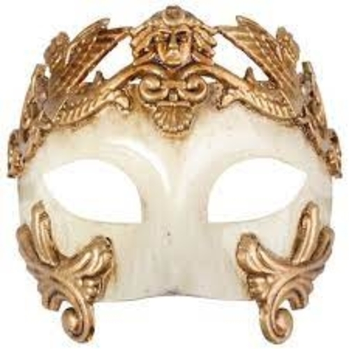 roman gold ivory eye mask