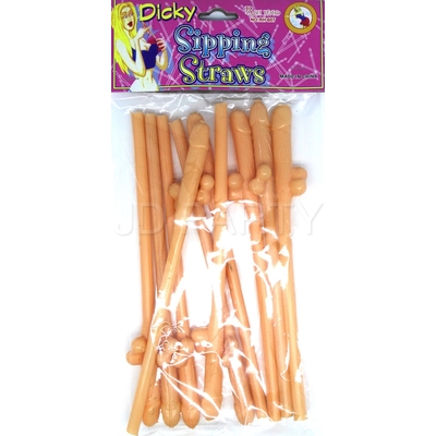 10pk Dicky Sipping Straws