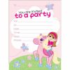 20 Sheet Patchwork Pony Invitation Pads 1