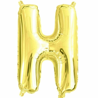 35cm Gold Letter Balloon H