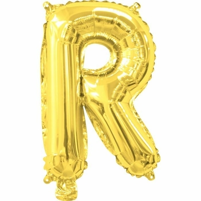 35cm Gold Letter Balloon R