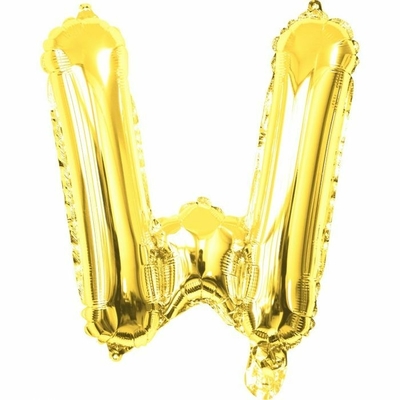 35cm Gold Letter Balloon W