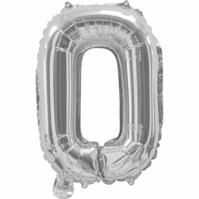 35cm Silver Letter Balloon O
