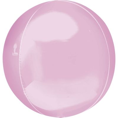 40cm Pastel Orbz Balloon Pastel Pink