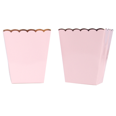 6pk Pink Favour Box Top 11cm Long 9.5cm Wide