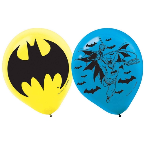 6pk batman latex balloon