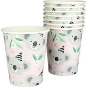 8pk Koala Printed Paper Cups