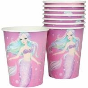 8pk Mermaid Paper Cups