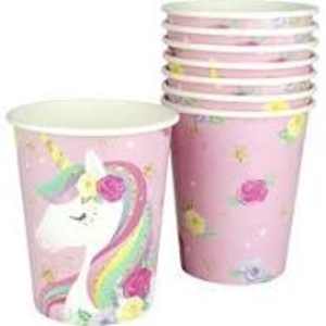 8pk Unicorn Paper Cups