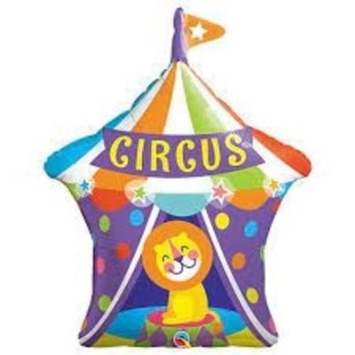 91cm circus lion foil balloon