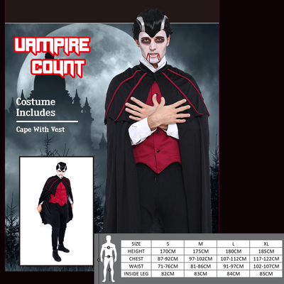 Adults Count Dracula Costume