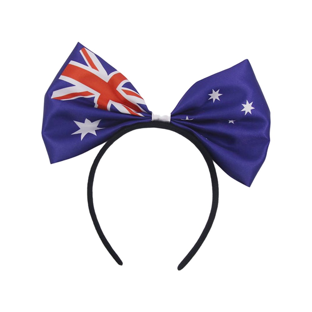 Aussie Flag Bow Design Headband